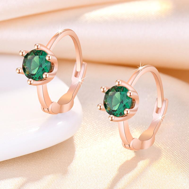 Lindon kobberlegering sirkon øredobber Drop øredobber for kvinner bryllupsfest gaver