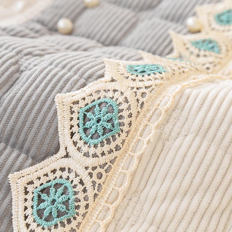 New Corduroy Sofa Cushion Winter Plush Thickened Warm Non-Slip Seat Cushion Leather Sofa Cover Cover Cloth Towel