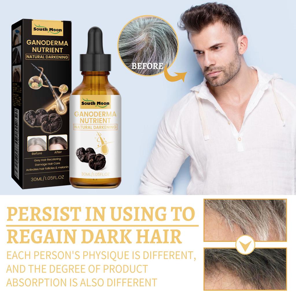 South Moon Black Ganoderma Hair Essence Moisturizing Hair Care Hair Care Massage Essence