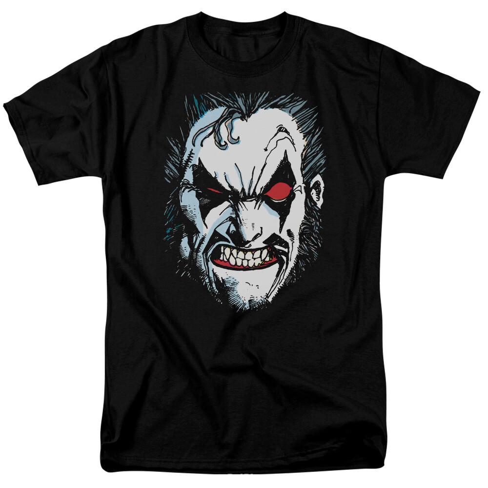 26 Lobo In Lo Face T Shirt Licensed Comic Book Tee Black Unisex T-Shirt L