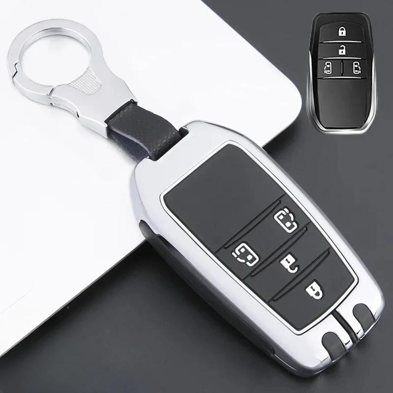Car Key Case Cover for Toyota Avalon Camry RAV4 Prius CHR C-HR Corolla Land Cruiser Prado Auris Avensis Verso Yaris QG5