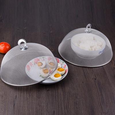Household Food Cover Stainless Steel Mesh Food Covers Protecting Food Anti Fly Mosquito Food Dish Cover Kitchen Accessories