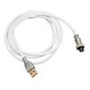 Mechanical Keyboard Cable Double Sve Custom Coiled with Detachable Metal Aviation USB C to USB A Keyboard Aviation Connector
