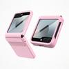 Matte Wrist Strap Hinge Full Protection Hard Case for Samsung Galaxy Z Flip 7 FE / 6 Folding Wristband Cover With Tempered Glass