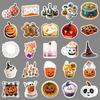 50 Halloween Waterproof Decorative Journal Stickers - Creative Ins Style, Hot Selling Cross-border Festival Sheets