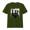 Doberunisex Pinscher Black And White Dog Lovers T Shirt Sweat 14169 Vintage Fashion Homme Streetwear Top For Everyday Wear