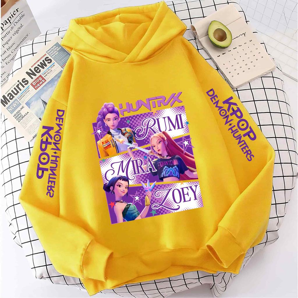 Hoodies Modische Cartoon-bedruckte Sweatshirts Pullover Niedliche langärmlige Mädchen-Cartoon-Hoodies Sportbekleidung