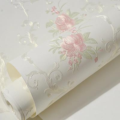 3d Wallpaper Self Adhesive Flower Sticker Pink Floral Bedroom Living Room Tv Background Wall Paper Roll Contact Wallpapers