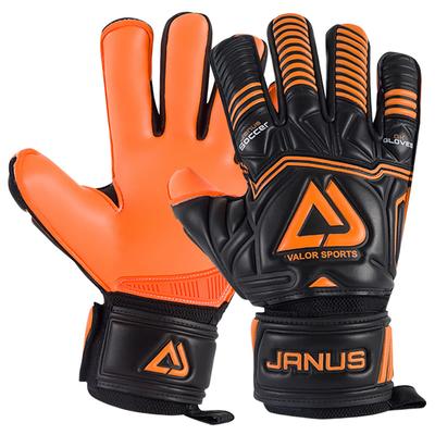 4mm Dicke CONTACT Latex Torwarthandschuhe Fußball Fußball Torwarthandschuhe 5 Finger Save Guard Abnehmbarer