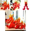 Chinese Dragon Plush Toy With Short Pile Fabric For New Year Gift And Collection
