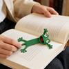 Whimsical 3D Slouchy Frog Bookmark, Reading Book Clip, Creative Cute Cartoon Stationery, Single Piece Frog Bookmark