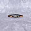 Genuine Tiger's Eye & Lava Bead Bracelet Evil Eye Bracelets for Men Diffuser Stretchable Bracelet for Him Fashion Friendship Bracelet