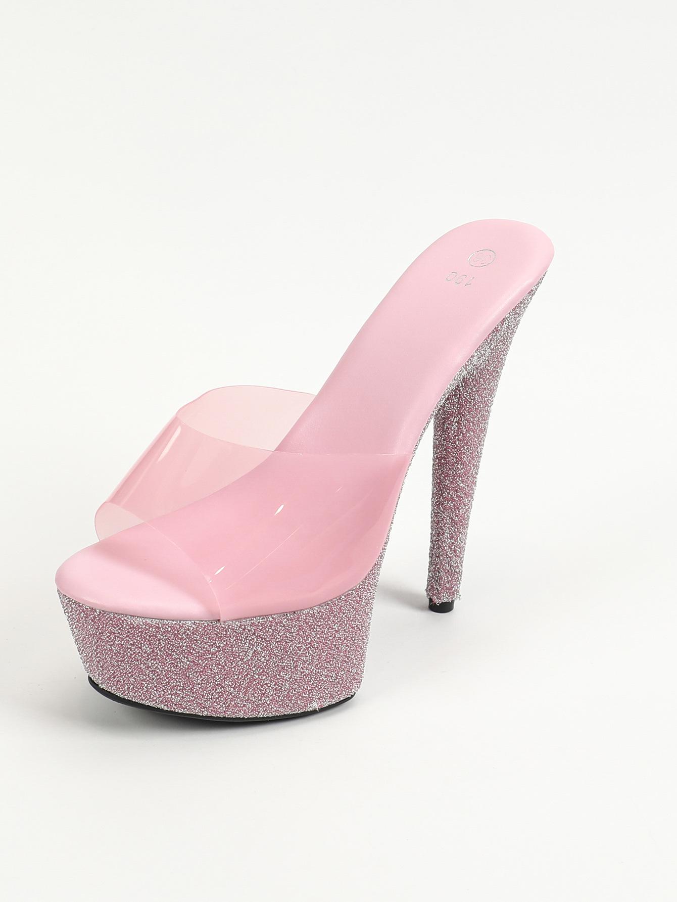 Женские босоножки на платформе для ночного клуба — фото 15