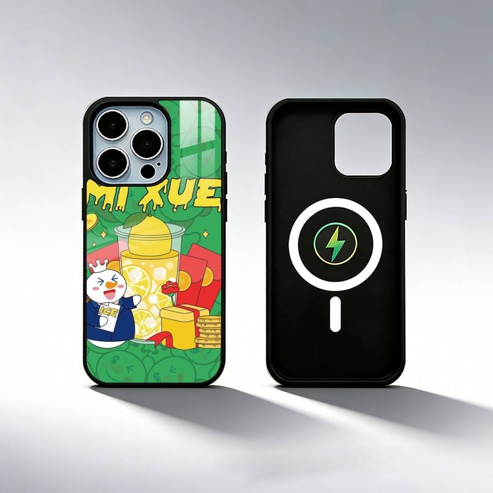 Mixue Bingcheng Phone Case For iPhone17,16,15,14,13,12,11 Plus,Pro Max Magnetic For Magsafe Wireless Charging