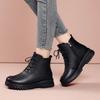 Winter flat short boots women's new velvet non-slip thickened cotton boots keep warm women's cotton shoes snow boots children