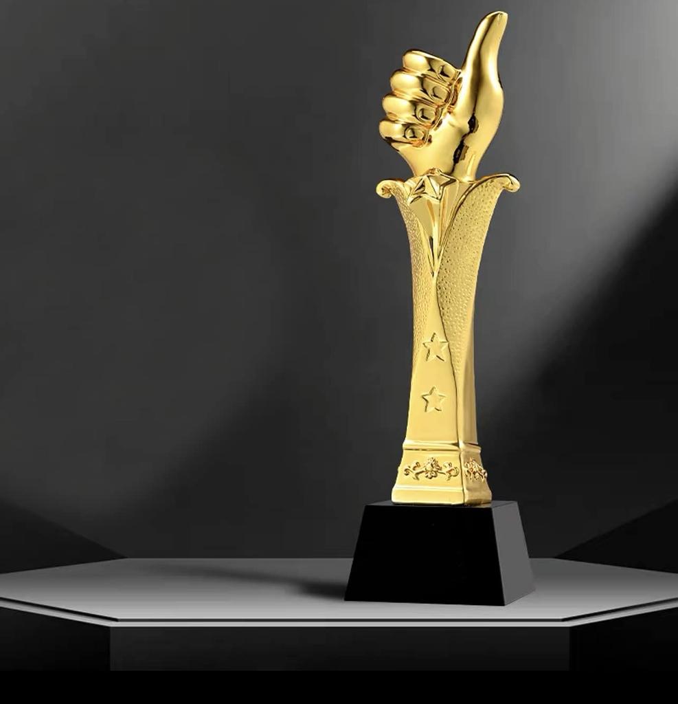 Like" Mark Award Trophy Celebration Winner Prize Item Prize Sports Event Tournament Party Prop Trophy Luxury Winner Cup