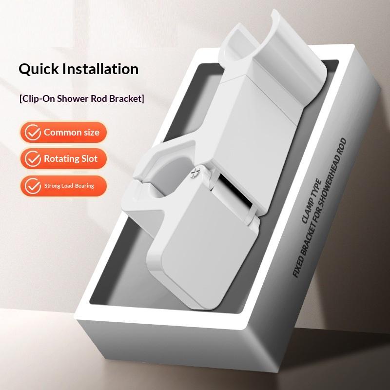 

Adjustable Shower Rail Holder Universal Shower Head Holder Hand Shower Rail Shower Bracket For Home Bathroom Accessories білий