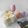Silicone Molds for Relief Cylinder Scented Candle Sculptures Moulds Practical Silicone Molds for Scented Candle