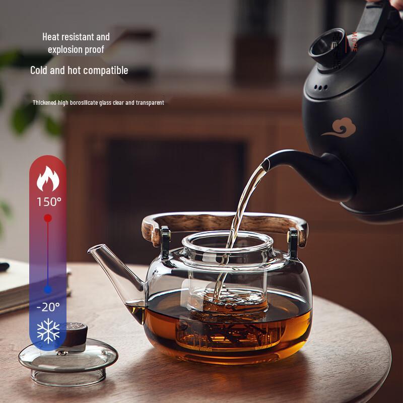Miyeya Glass Electric Tea Kettle & Stove Set