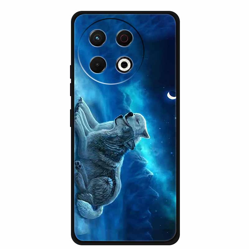 For Tecno Spark 30 Pro Phone Case 30Pro Coque Black Silicone Soft Back Cover Case For Tecno Spark30 Pro 4G Case Protective Shell