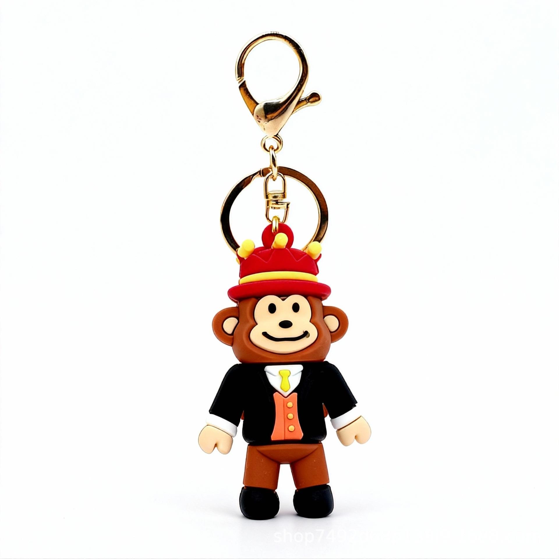 Steal A Brainrot keychain game peripheral figure Jandel Blue No. 67 Doll Italian Brainrot Keyring for decorations fans Gifts