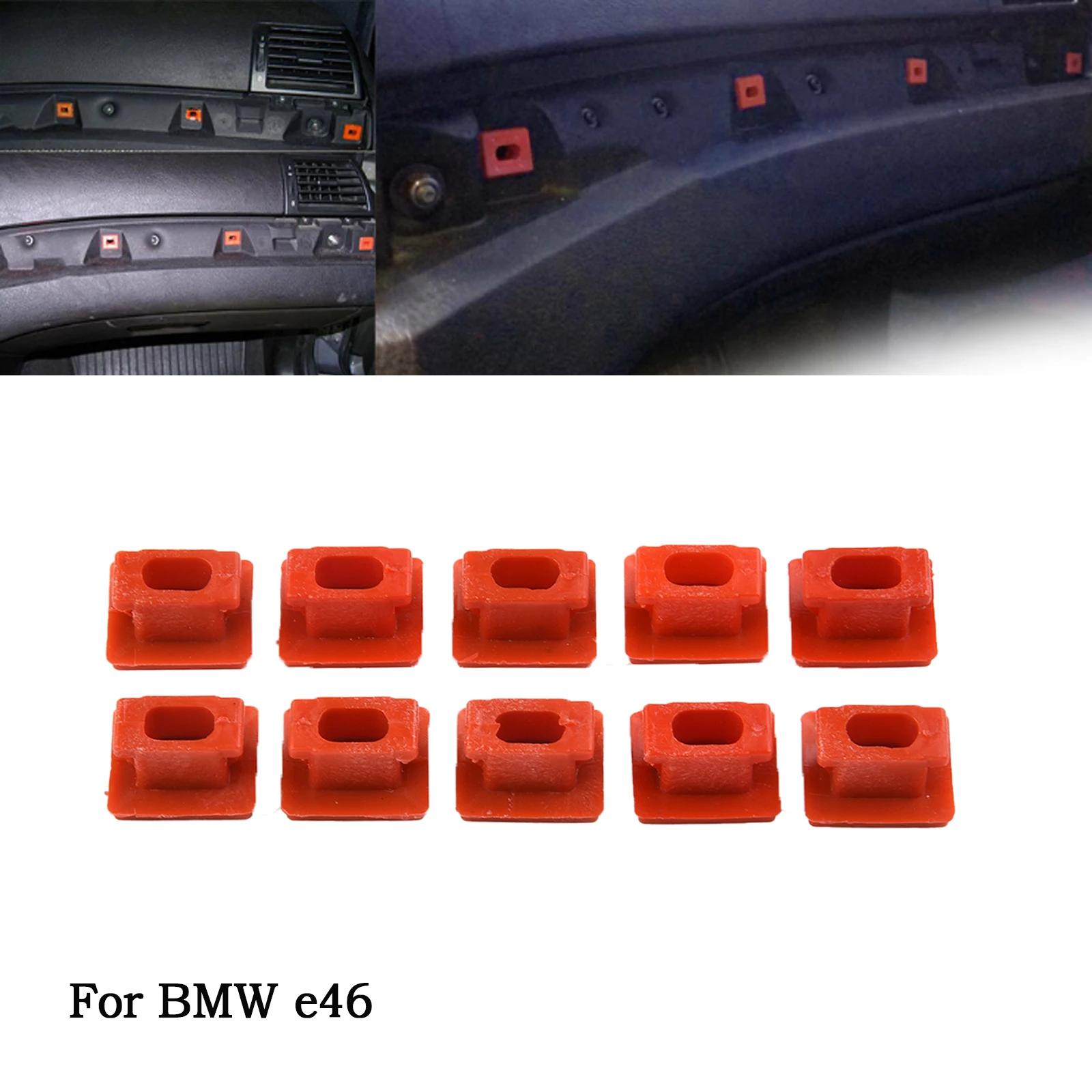 10Pcs Dash Trims Clips Retainer Fitting Car Interior Panel Fixing Clip 108F216-RD 51458266814 For BMW 3 Series E46 /E65 E66 China Mainland