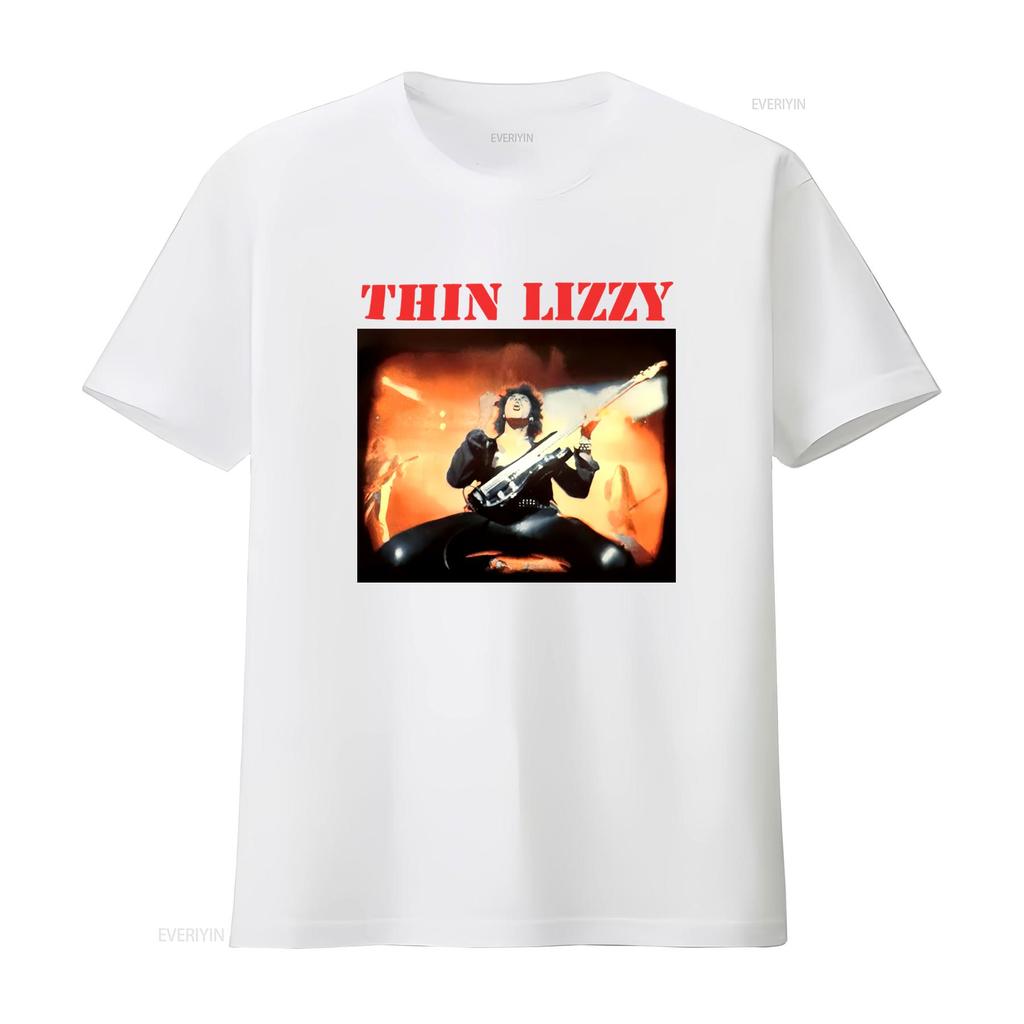 Vintage Thin Lizzy Rock N Roll Band Tour Metal Classic Phil Lynott T Shirt XL vintage Washed homme Comfortable Stretched