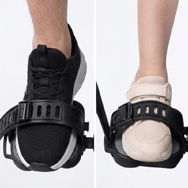Elliptical Trainer Foot Pedals Exercise Bike Pedal with Strap Leg Training Fitness Device Footboard Easy to Install