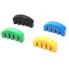 1Pcs Violine Praxis Dämpfer Echtes Schwarz Licht Schwere Gummi Akustische Violine Pract