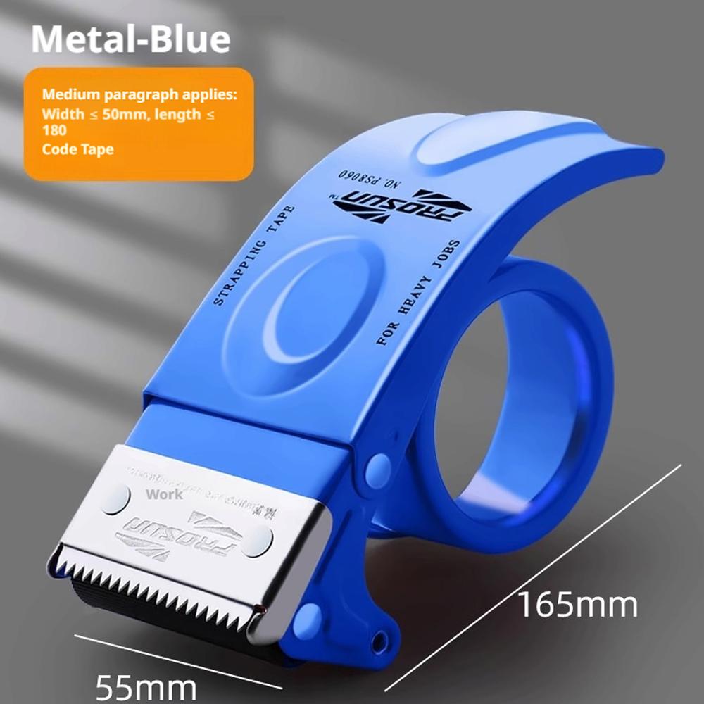 Metal Packing Tape Dispenser 2 inch Wide Tape Dispensers, Wide Packing Packaging Sealing Tape Cutter with Safety Protection