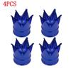 1/4PCS Creative Crown Aluminum Car Wheel Tyre Tire Air Valve Stem Cap Dust Cover Car Styling Decorative Auto Exterior Decoration Valve Stems 1