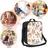 Tierische Corgi Lunchbox für Kinder Mädchen Jungen Niedlicher Hund Isolierte Lunchtasche Kühler Bento Tragetaschen mit Verstellbarem Schultergurt