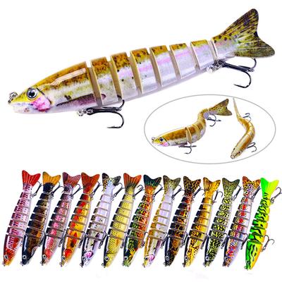 Multi Joint Segement Swimbait Pike Wobblers 12.8cm-18g Crankbait Fishing Lure Isca Artificia For Bass Pike Lure