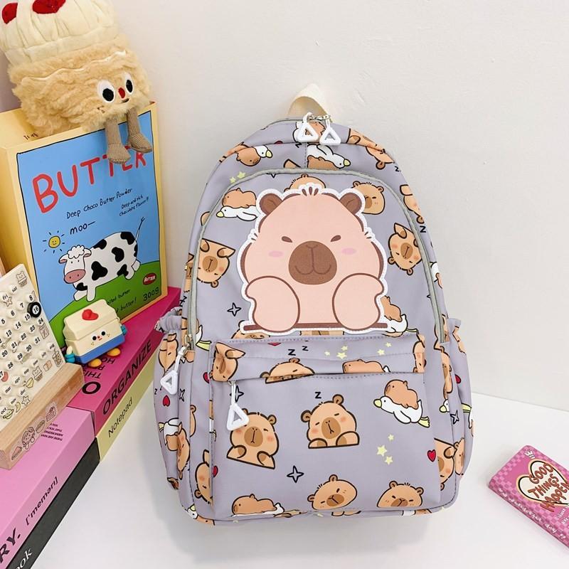 Adorable Animal Cartoon Backpack For Boys And Girls Stylish Large Capacity Kindergarten Bag School