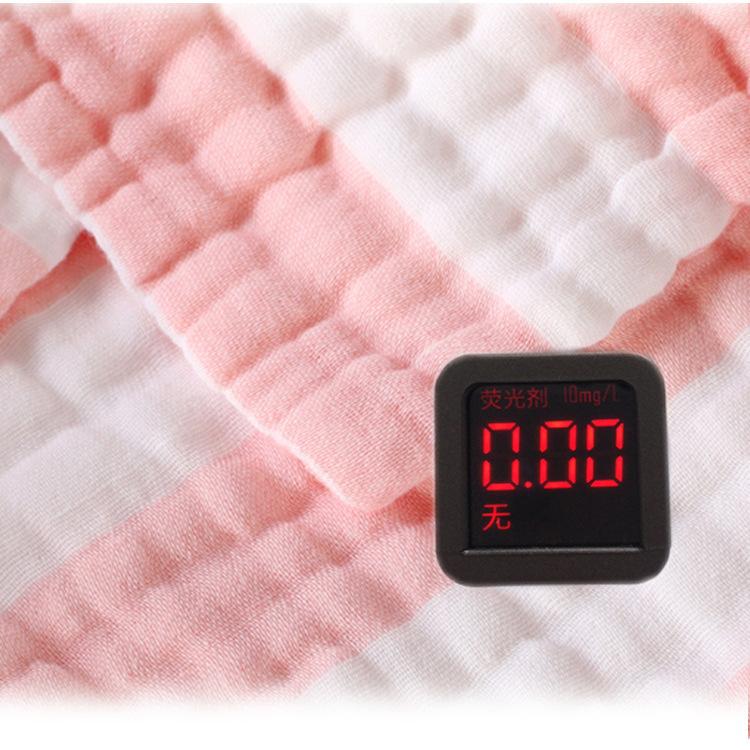 Bath Towel, Gauze, Six Layer Color Strip, Shower Towel, Cotton Cover, Blanket, Washing and Care Products, Soft and Breathable