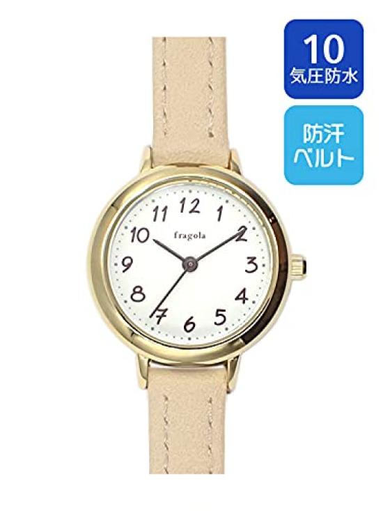 Follow Sweatproof 10 ATM Water Resistant Watch (Fragola) Watch, Strap, H00921S-1 GD/BE