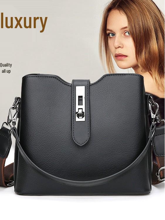

2025 High-End Women s Large Capacity Bucket Crossbody and Shoulder Bag 8 inches