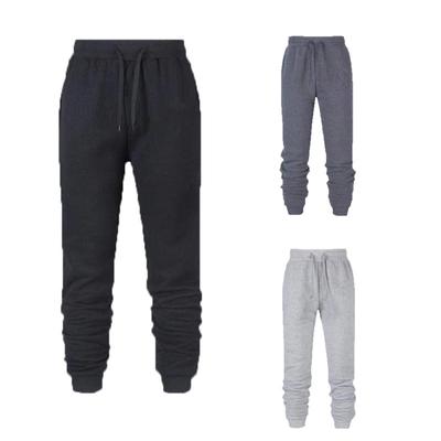 Men's Fall and Winter Solid Color Casual Drawstring Sports Pants Fashionable Versatile Drawstring Student Sweatpants