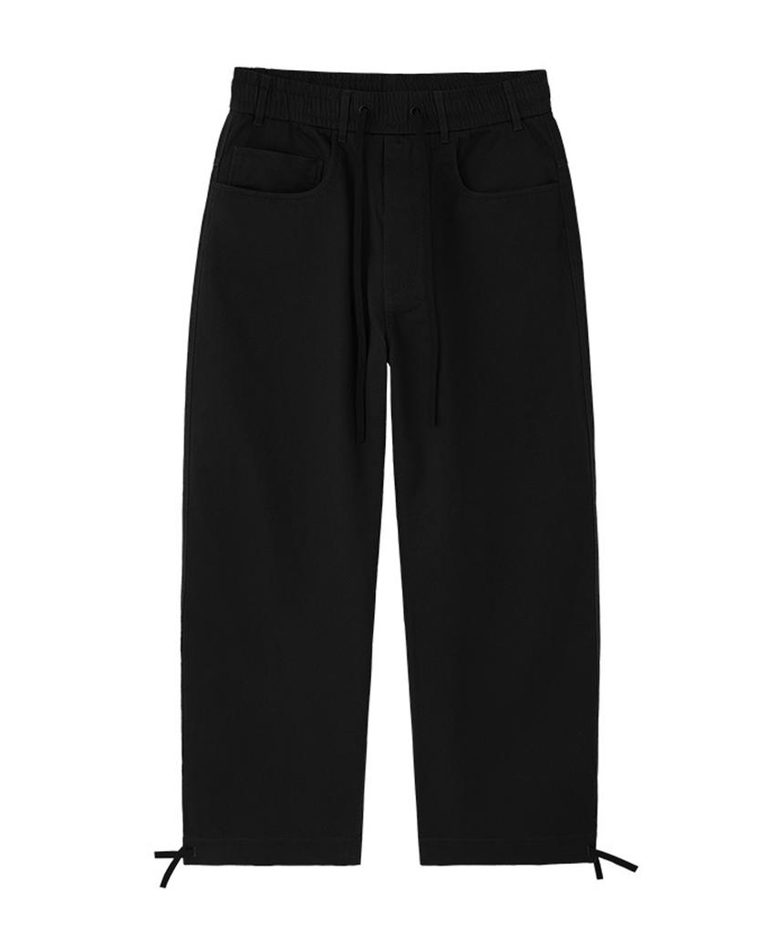 Beoteunseoul Gorpcore Long String Cotton Parachute Pants (3 Colors)