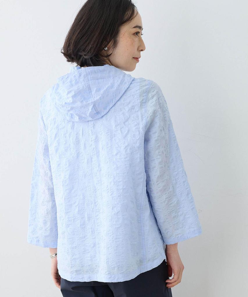 DECOY Hooded Size 493041 Women's Shirt, 9, Sax,