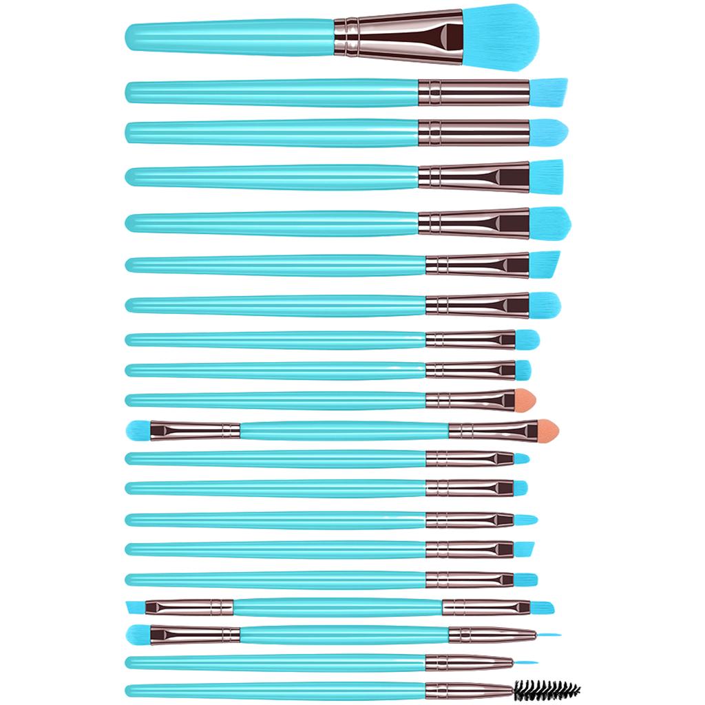 20pcs Makeup Brush Set Travel friendly Cheek Blending Face Powder Brushes Suitable for Various Makeup Looks