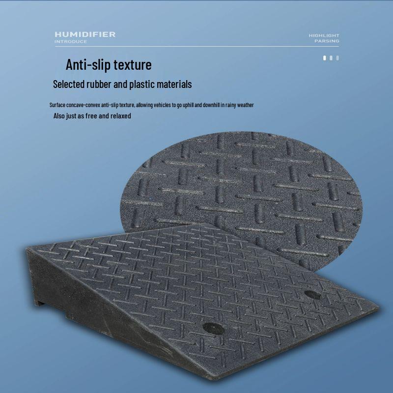 Rubber Curb Ramp Pad for Cars and Home