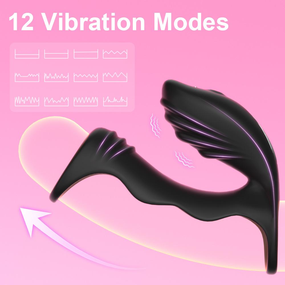Anel Peniano Masculino Ejaculação Vibrador para Homens Anel Peniano Atraso Extensão do Pênis Estimulação Anal Clitóris Brinquedo Sexual para Casal