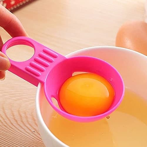 Egg Yolk Separator, Egg Yolk White Filter, Food Grade Egg Separator, Strainer, Colander Filter, Convenient and Attractive Kitchen Cooking Gadget