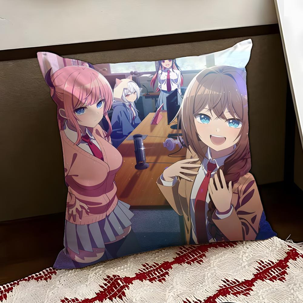 MMidnight Heart Tune anime Cushion Cover Reversible Soft Durable Pillow Cover Home  Car MultiScene Use for Daily Comfort