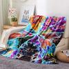 1PC Dragon Ball Super Patterned Flannel Blanket Suitable For All Seasons For Home Decor Warmth And Comfort Gifts Holiday Present