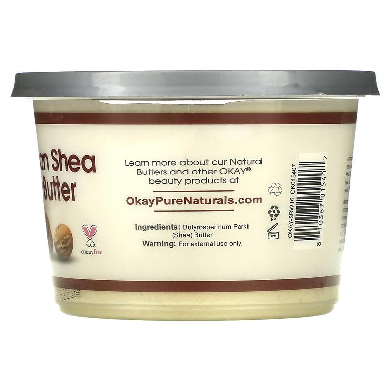African Shea Body Butter, White Smooth, 13 Oz (368 G)