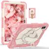 360 Rotation Handle Stand Tablet Case for Xiaomi Mi Pad 7 Pro Redmi Pad 2 Pro Poco 12.1 SE 8.7 Inch Case Shockproof Hard Cover