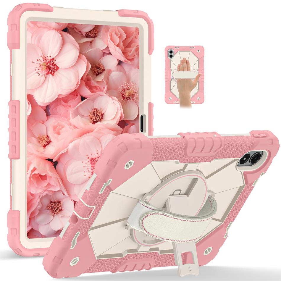 360 Rotation Handle Stand Tablet Case for Xiaomi Mi Pad 7 Pro Redmi Pad 2 Pro Poco 12.1 SE 8.7 Inch Case Shockproof Hard Cover