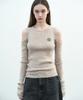 Nigaennikol Nicole Warmer Ribbed Off Shoulder Knit_6 Color